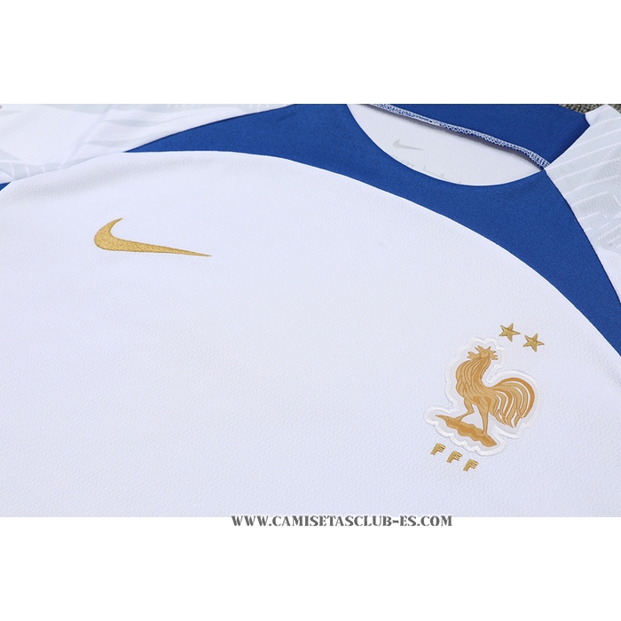Chandal del Francia 22-23 Manga Corta Blanco - Pantalon Corto